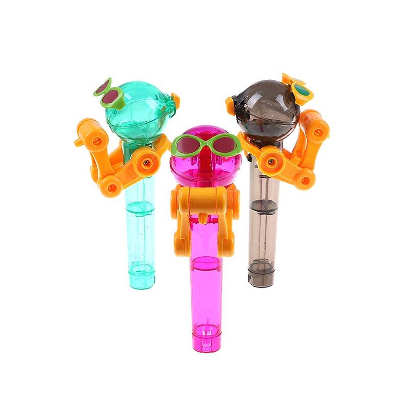 18.5*9cm Lollipop Holder Decompression Toys Lollipop Robot toy Random Colors