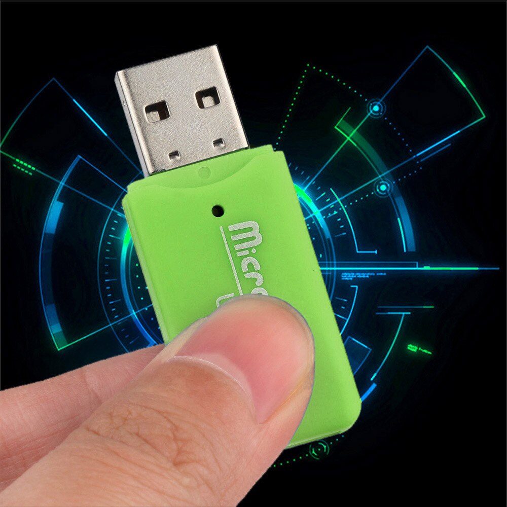 Le meilleur lecteur de carte mémoire haute vitesse mini usb 2.0 micro sd tf t-flash, facile à transporter