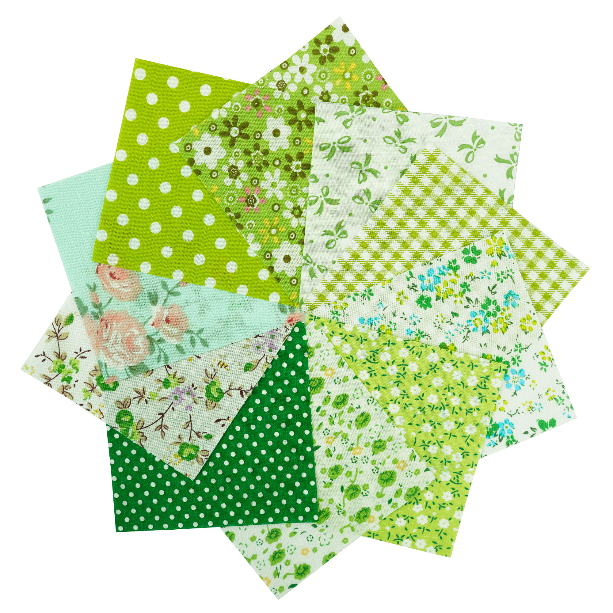 100 STKS 25x25 cm/10x10 cm Pleinen Katoen Ambachtelijke Bloemen Stof Doeken voor DIY Bundel Patchwork Quilten Naaien Scrapbooking Artcraft