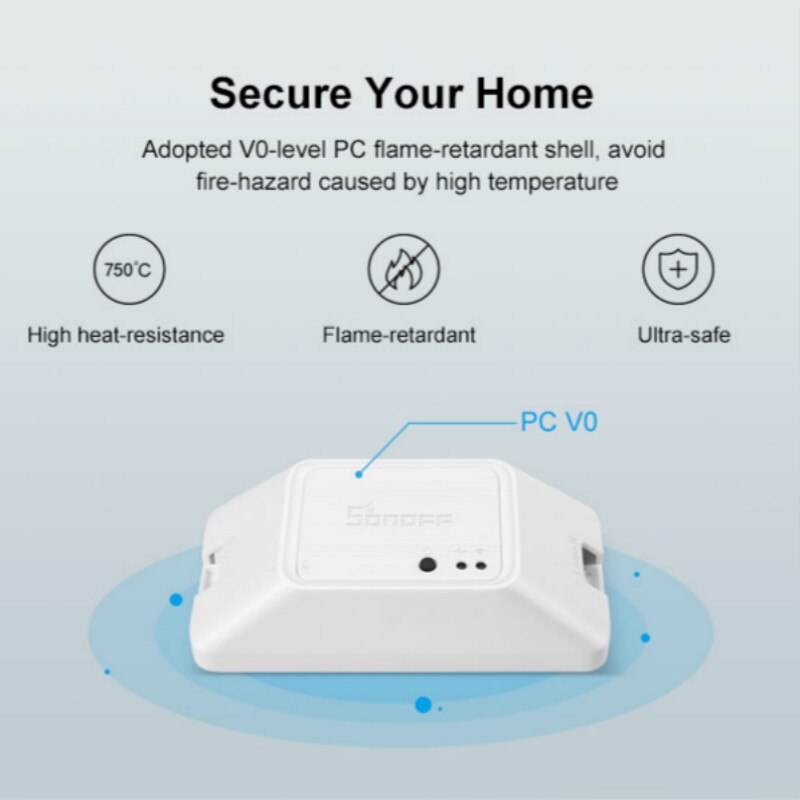 SONOFF BASICZBR3 Zigbee DIY Smart Switch Wireless Remote Control Module Switches Works With Alexa SmartThings Hub For Smart Home