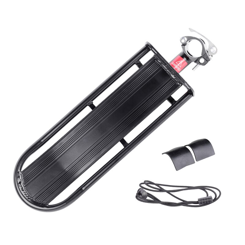 Deemount cykel lastlegering bärare sadelstolpe snabbmonterade cyklar bakre bagagehylla väskhållare stativ valfri framgaffel baklucka: Rck 042