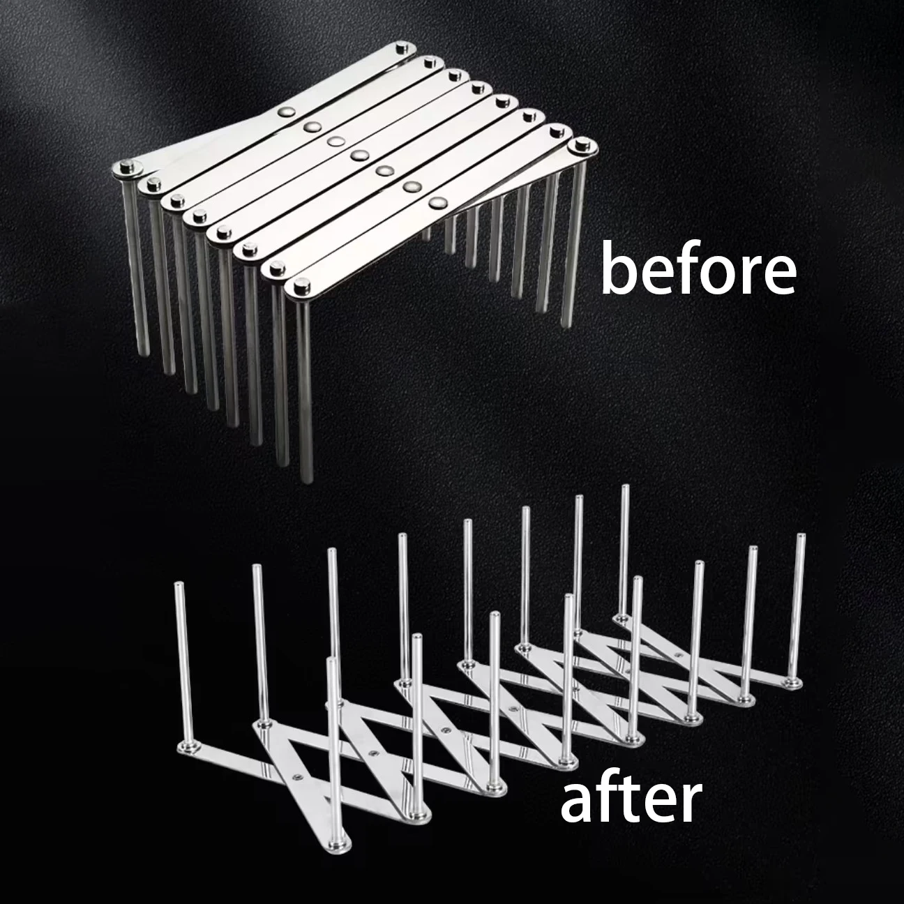 Wysuwany Stojak robić Przechowywania Oszczędzający Miejsce Uchwyt na Pokrywki Garnków Stojak na Talerze ze Stali Nierdzewnej Wytrzymały robić Narzędzi Kuchennych