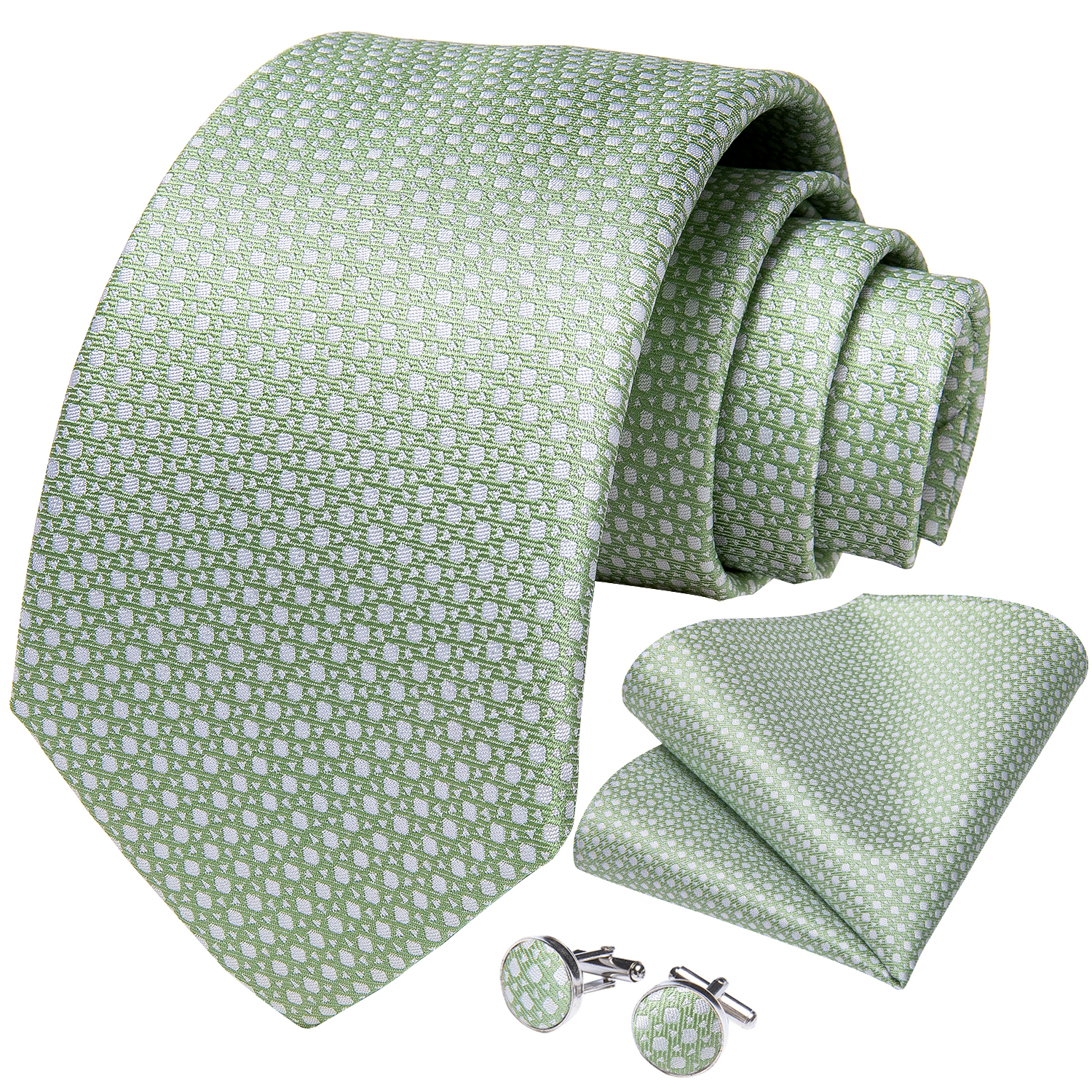 Cravates pour hommes vert clair point solide fête de mariage hommes accessoires plaine bleu violet cou cravate ensemble poche carré mari