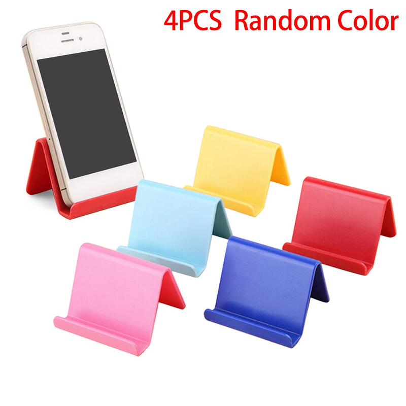 5PCS Mini Portable Mobile Phone Candy Fixed Holder Home Supplies Kitchen Accessories Decoration Phone for Xiaomi Iphone Stand: 4pcs random