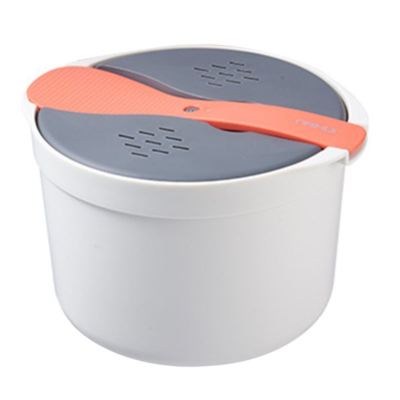 Multifunctional Microwave Double-layer Rice Cooker Steamer Home Kitchen Cookware
