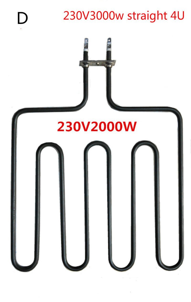 230v Electric Heat Tube stainless steel oblique/straight head Element Tubular Heater Elements 5U/4U 2000w/3000w/2500w
