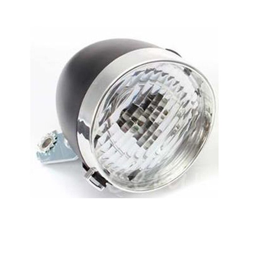 Retro Bicycle Bike 3 LED Front Light Headlight Vintage Flashlight Lamp