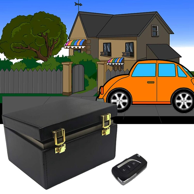 Anti Diefstal Faraday Doos, Rfid Keyless Auto Beveiliging Telefoons Kaarten Call Faraday Afscherming Doos Protector Blocker Opbergdoos Keyless