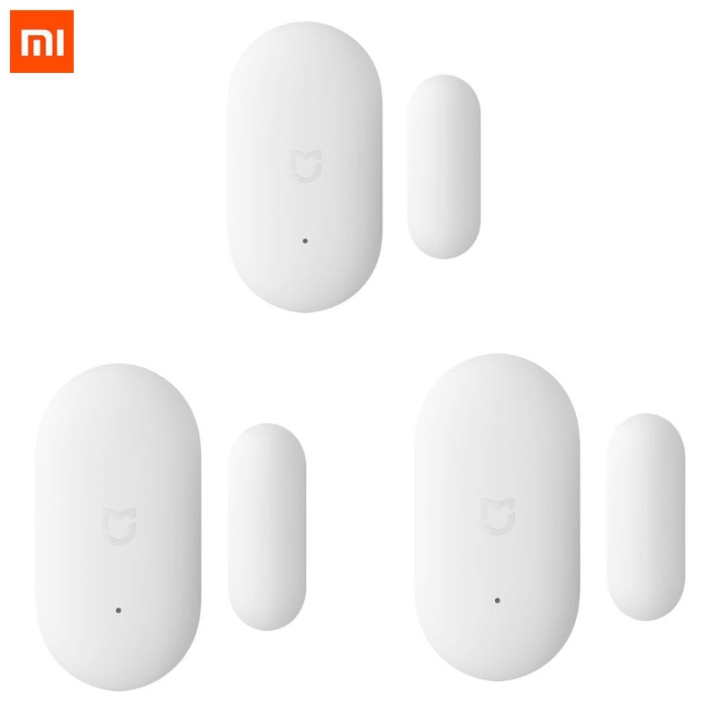 Medfølgende opprinnelig xiaomi mijia intelligent mini dørvindussensor lommestørrelse smarthus automatiske lys til mihome app
