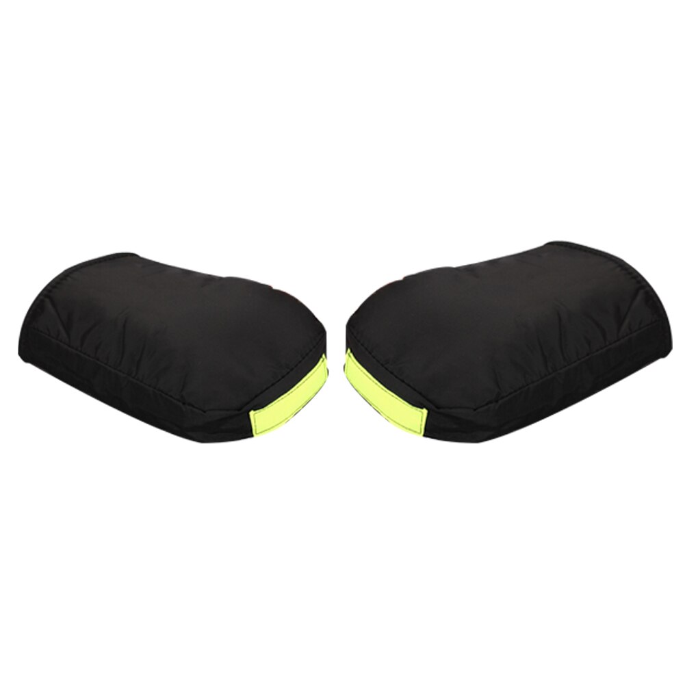 Winter Thermische Motor Stuur Handschoenen Winddicht Waterdicht Warm Motorbike Handle Bar Hand Cover Moffen Voor Winter 5 Kleur: Black