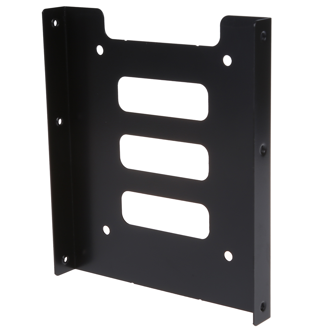 Black Metal 2.5" to 3.5" Mounting Adapter Bracket Hard Drive Holder