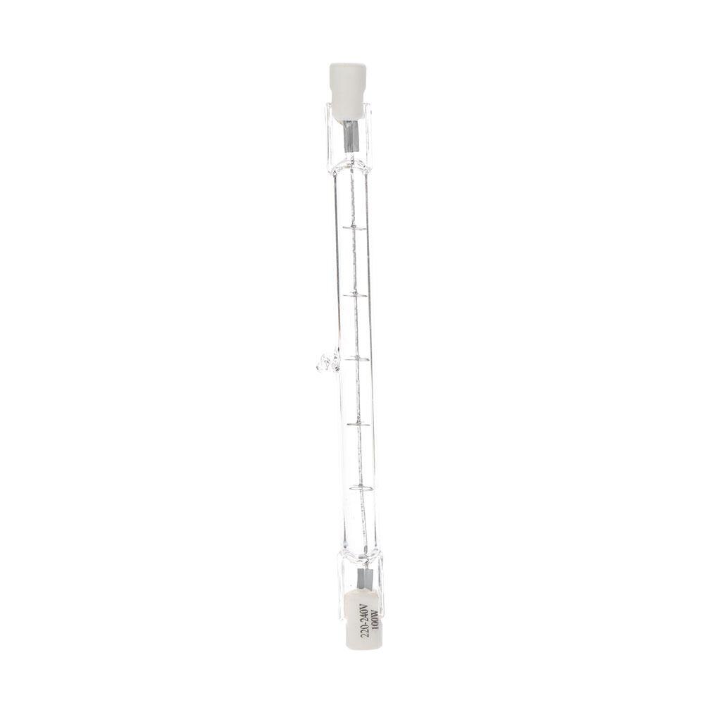 Lámpara segura de tungsteno-yodo, suministro doméstico, 100W, duradera, iluminación de habitación, lámpara halógena brillante para interior y exterior de 220V-240V