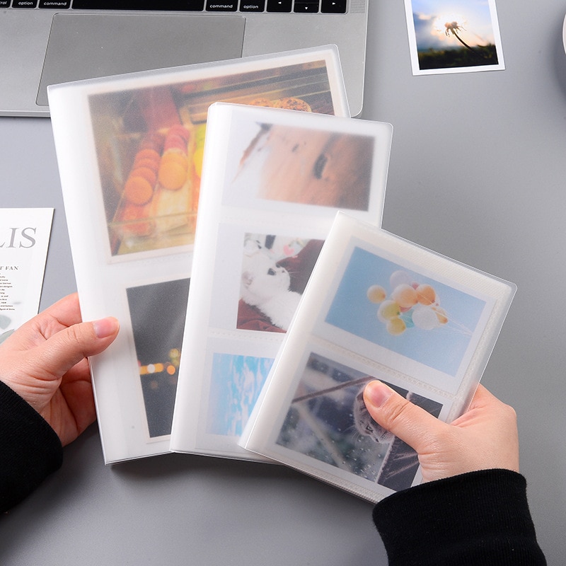 84 lommer gjennomsiktig mini film fotopapir album fujifilm instax 9 8 7s 25 70 90 øyeblikkelig kamera film billett navn kortholder