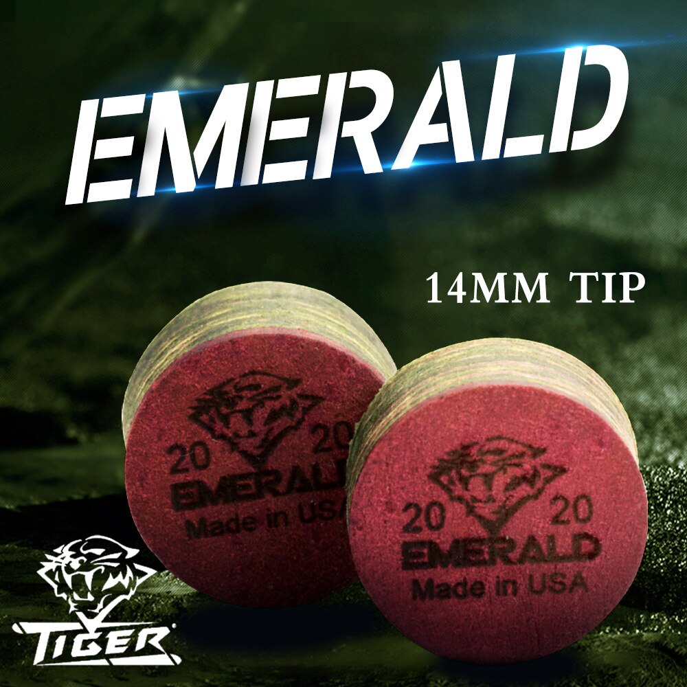Pool Cue Tips Emerald Laminated Layers Icebreaker Phenolic Break Jump Tips Carom Billiard Accessories