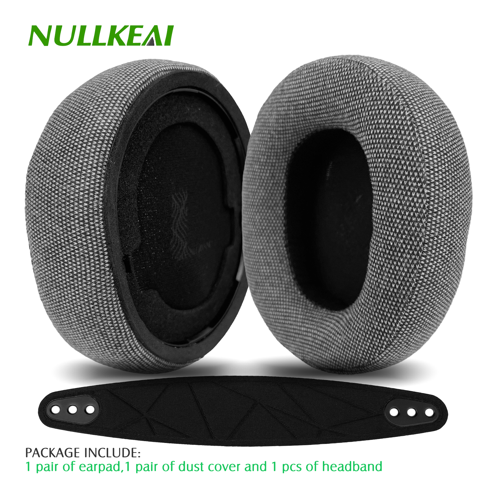 Nullkeai Vervangend Oorkussen Voor Steelseries Arctis Nova Pro Hoofdtelefoon Oorkussentjes Koel Gel Oorkappen Hoofdband: Donkergrijs