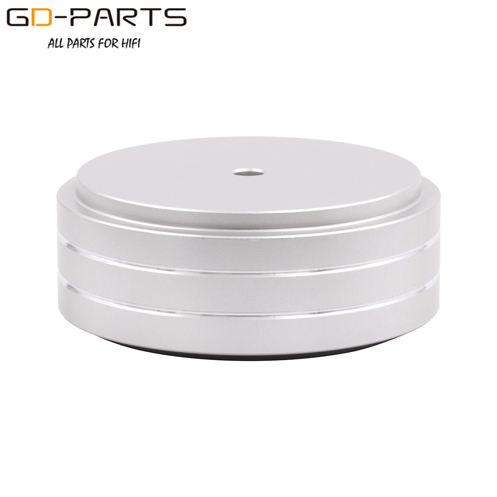 58x22mm Solid Full Aluminum Speaker AMP Turntable Recorder Isolation Foot Spike Floor Base Pad Chassis Feet Stand Cone Hifi DIY: Silver