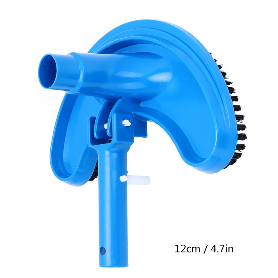 Pool Vacuum Head Half Moon Flexible Swimming Pool Curved Suction Head Cleaning Accessory Curved Vaccum Head