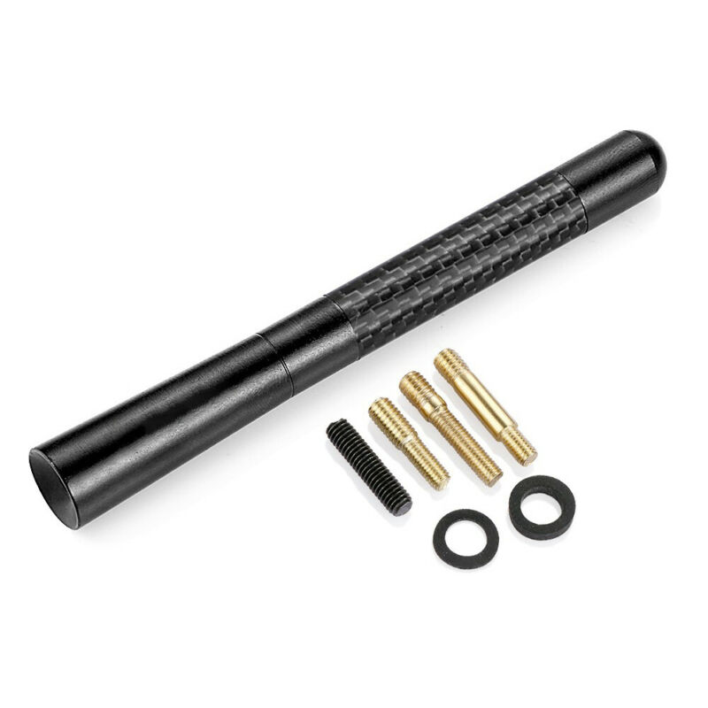 Am/fm radio auto antenne antenne vervangingsonderdelen koolstofvezel stijl stomp