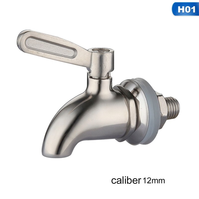 12Mm Wijn Vat Water Tap Tap 304 Rvs Kraan Voor Wijn Bier Eiken Vat Drank Dispenser Bar Benodigdheden: 1