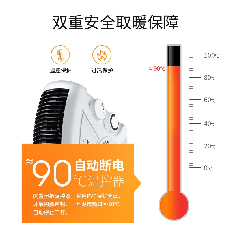 Elektrische Kachel Draagbare Huishoudelijke Kachel Kleine Ventilator Elektrische Voet Warmer Energiebesparende Tent Heater Mini Badkamer Warming