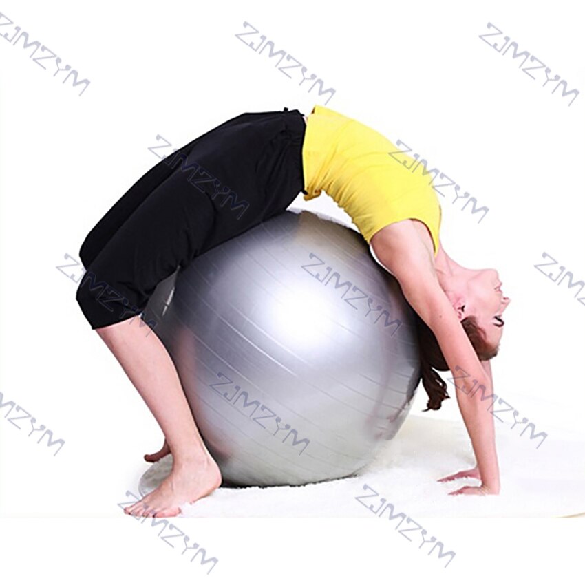 55cm/65cm/75cm Fitness Ball Household Exercise Massage Training Balance Fitball Yoga Pilates Workout Ball with Manual Inflator