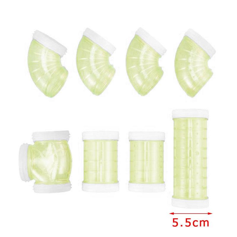 8 sztuk/zestaw DIY chomika zabawka-tunel zwierzę domowe sport szkolenia rurociągu przejrzyste pas startowy zabawki chomik narzędzie robić gry