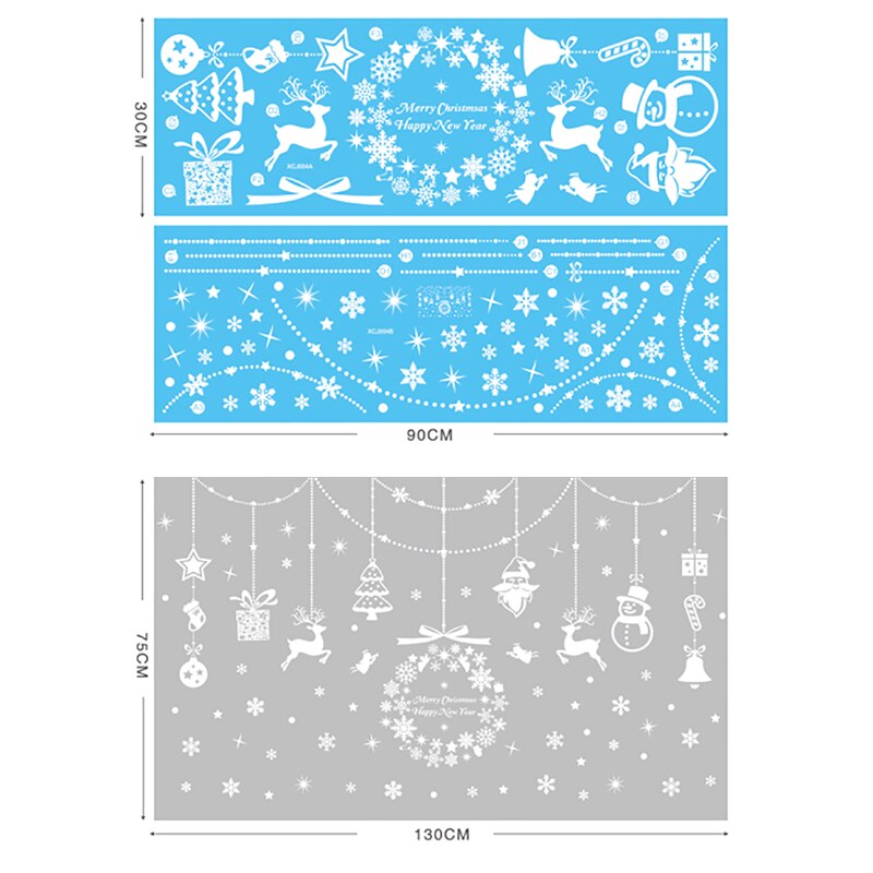 Diy Sneeuwvlok Kerst Muurstickers Vensterglas Fest... – Grandado