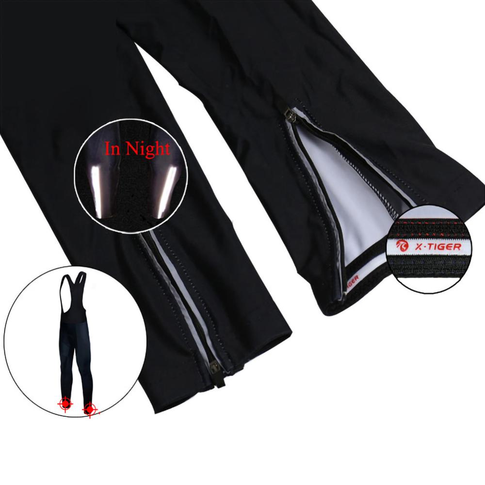 5D Gel Pad Cycling Bib Trousers Winter Thermal Mountain Bike Pants Bicycle Long Tights Cycling Bib Pants Excellent Performance &