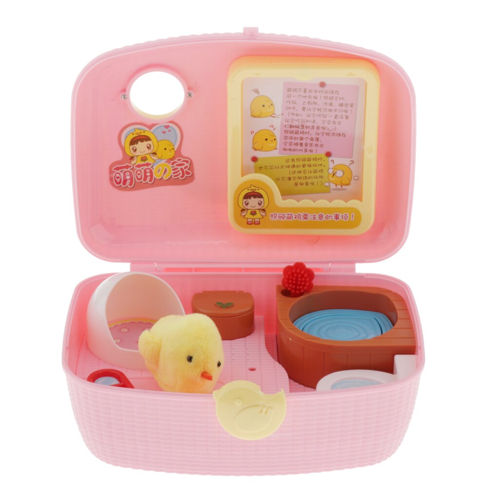 Giochi Di Imitazione animale domestico Casa di Gioco impostato Giocattoli, gatto/Coniglio/Casa Di Pollo Custodia per il trasporto Giochi Di Imitazione Giocattoli per i bambini I Ragazzi E le ragazze