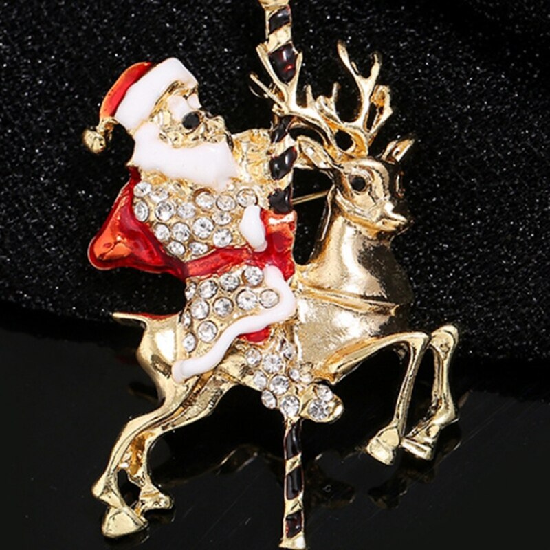 Christmas Brooch Pins - Santa Hat, Gloves, Bells, Socks, Candy - Enamel Lapel Pin Badge