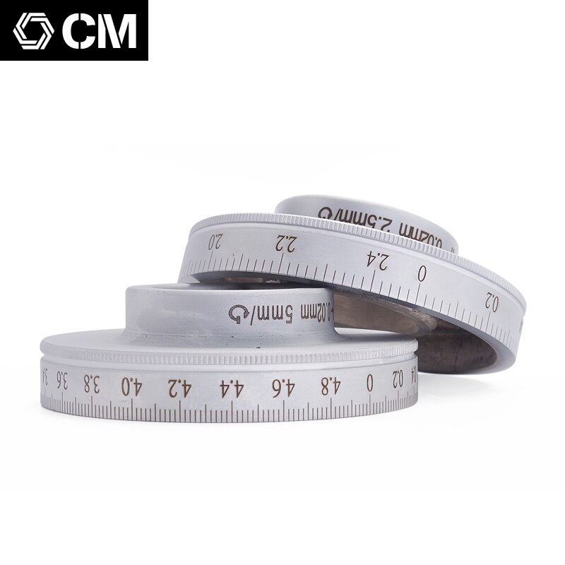 0.02-2.5mm fresemaskindeler skive x-akse y-akse. fres, skala, skive fresemaskin skala ring
