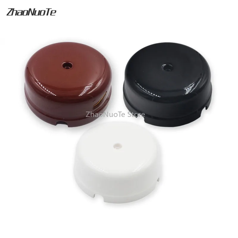 European Retro Ceramic Wire Junction Box Wall Mounting Box for Electrical Switch Socket Wiring