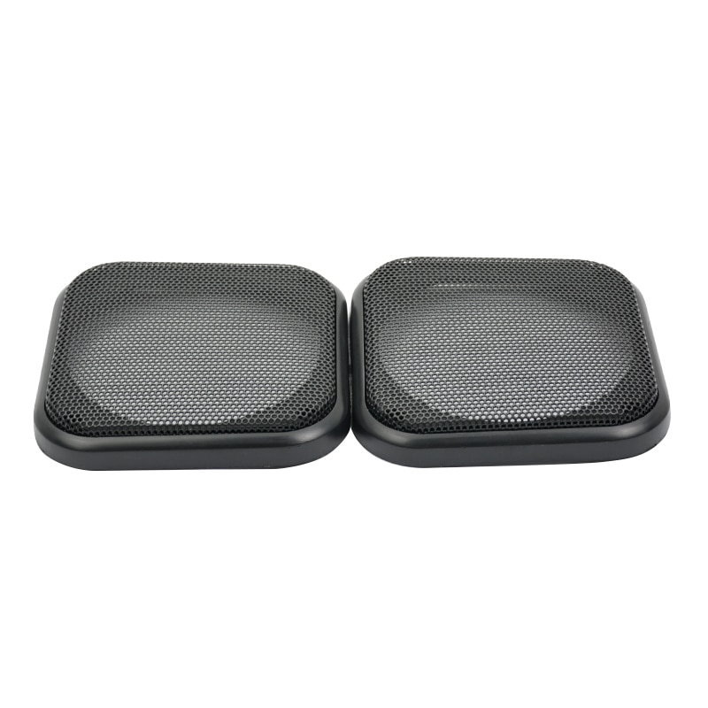 AIYIMA 2Pcs 4 INCH Speaker Grill Mesh Enclosure Protective Cover Replacement Square Net Speaker Accessories