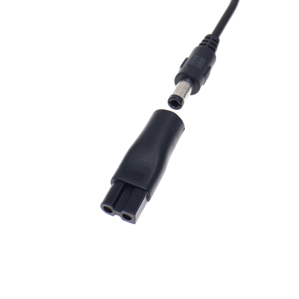 DC Converter for Shaver Hair Clipper DC5.5*2.1mm Male To C8 Tail Female Power Supply Conversion Interface Plug Adapter