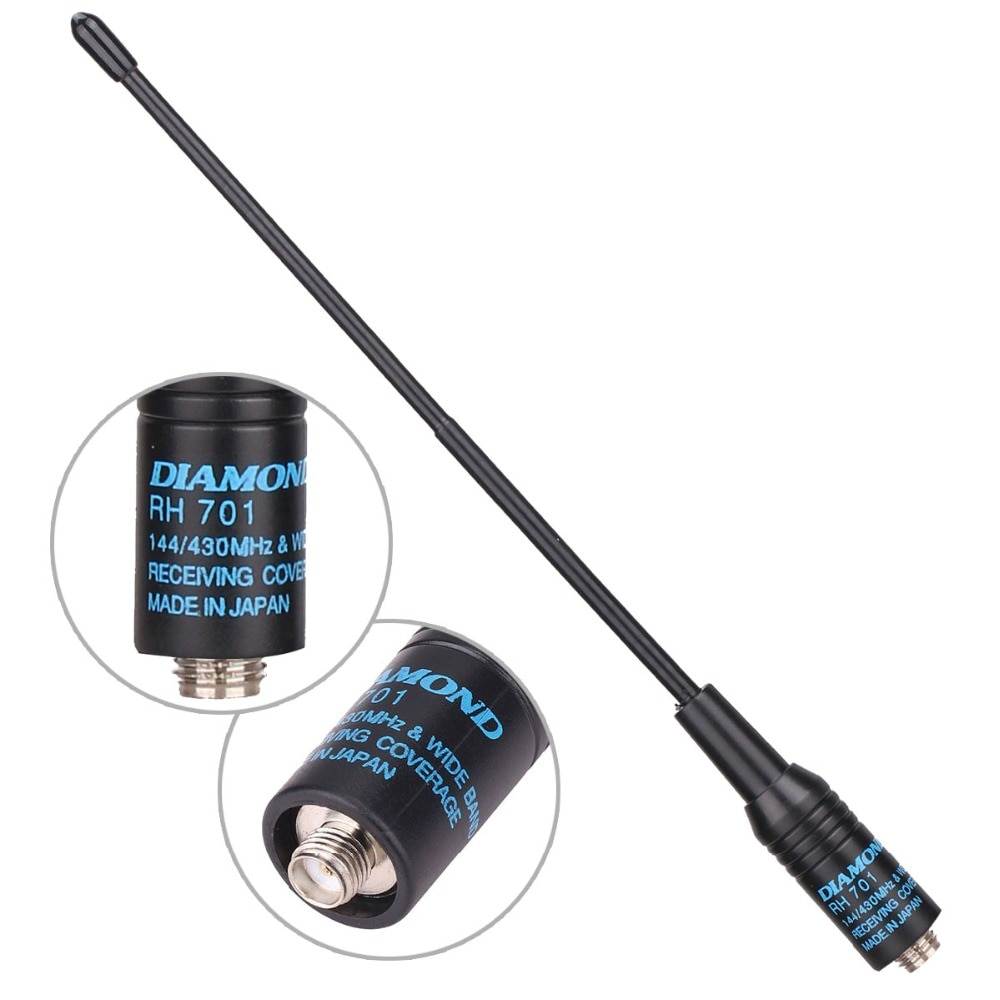 Diamante RH-701 Sma-Femmina Dual Band Vhf/Uhf Antenna per Baofeng UV-5R UV-82 BF-888S UVB3 Più DM-5R Più walkie Talkie