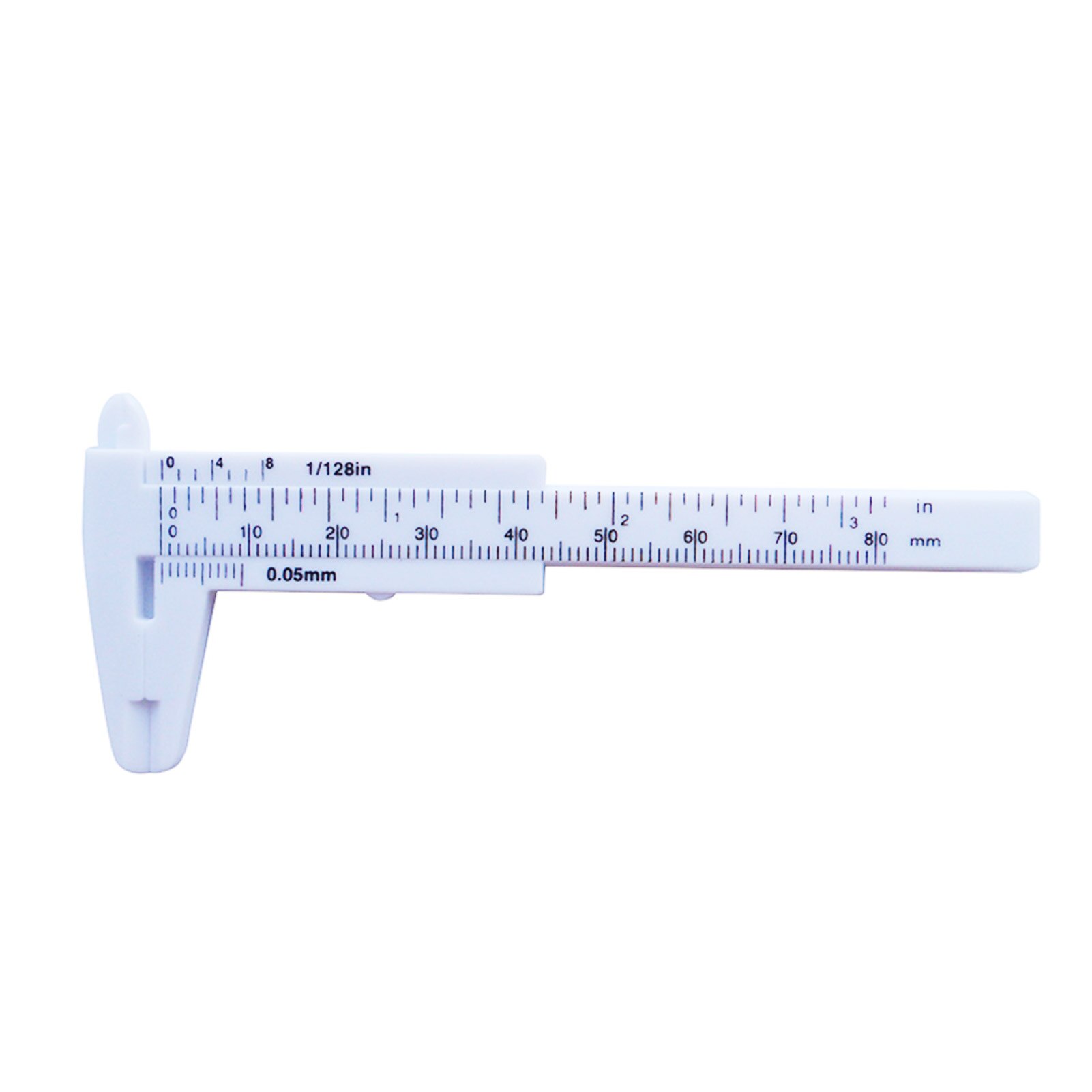 0-80MM Diameter Carpentry Mini Measuring Tool Ruler Portable Vernier Caliper Double Scale Gauge Sliding Student Office Depth