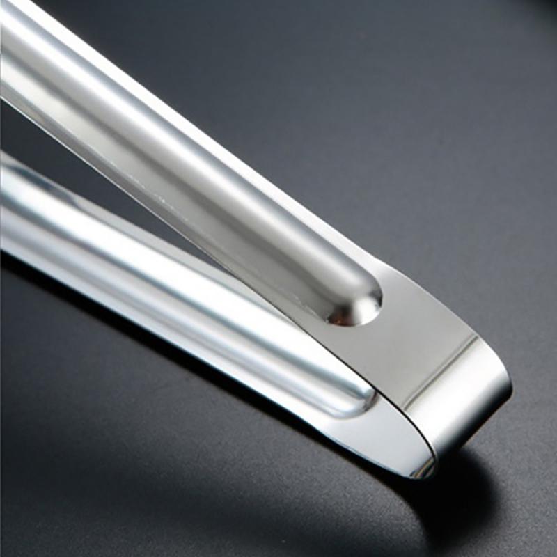 1pc Kitchen Utensils BBQ Food Clip Kitchen Chief Tongs Stainless Steel Portable for Picnic Barbecue Cooking Articles