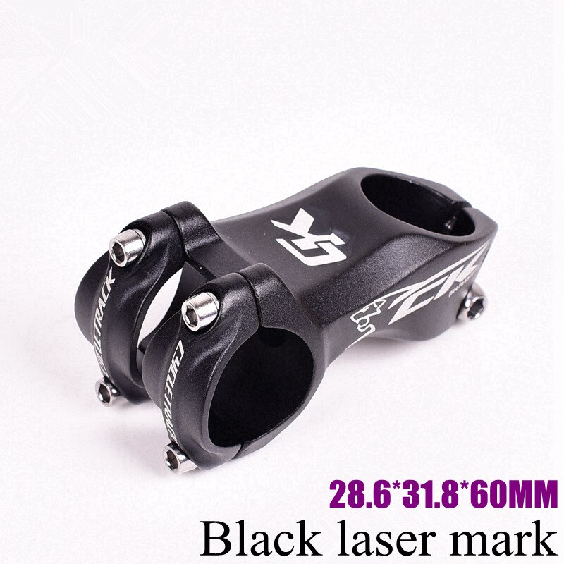 Fiets Stuurpen Stuur Riser Negatieve Hoek Steering Road Mountainbike Accessoires Positieve En Negatieve 17 Graden 60/80Mm 31.8: Laser black 60MM