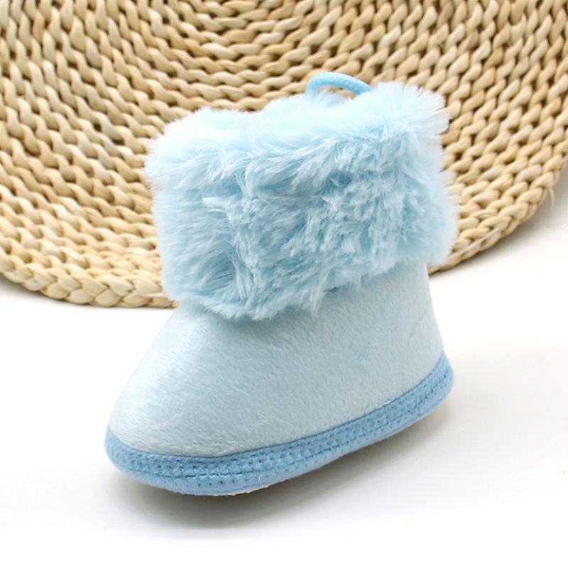 Baby Botties Meisjes Winter Warme Schoenen Zachte Zolen Warm Houden Schoenen Voor Peuter Meisjes Jongens Wieg Baby Eerste Wandelaars: L / S