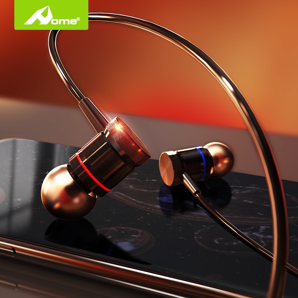 3.5mm in-ear oordopjes bekabelde stereoheadset met microfoon, ruisonderdrukkende oordopjes met microfoon, volumeregeling oordopjes hifi
