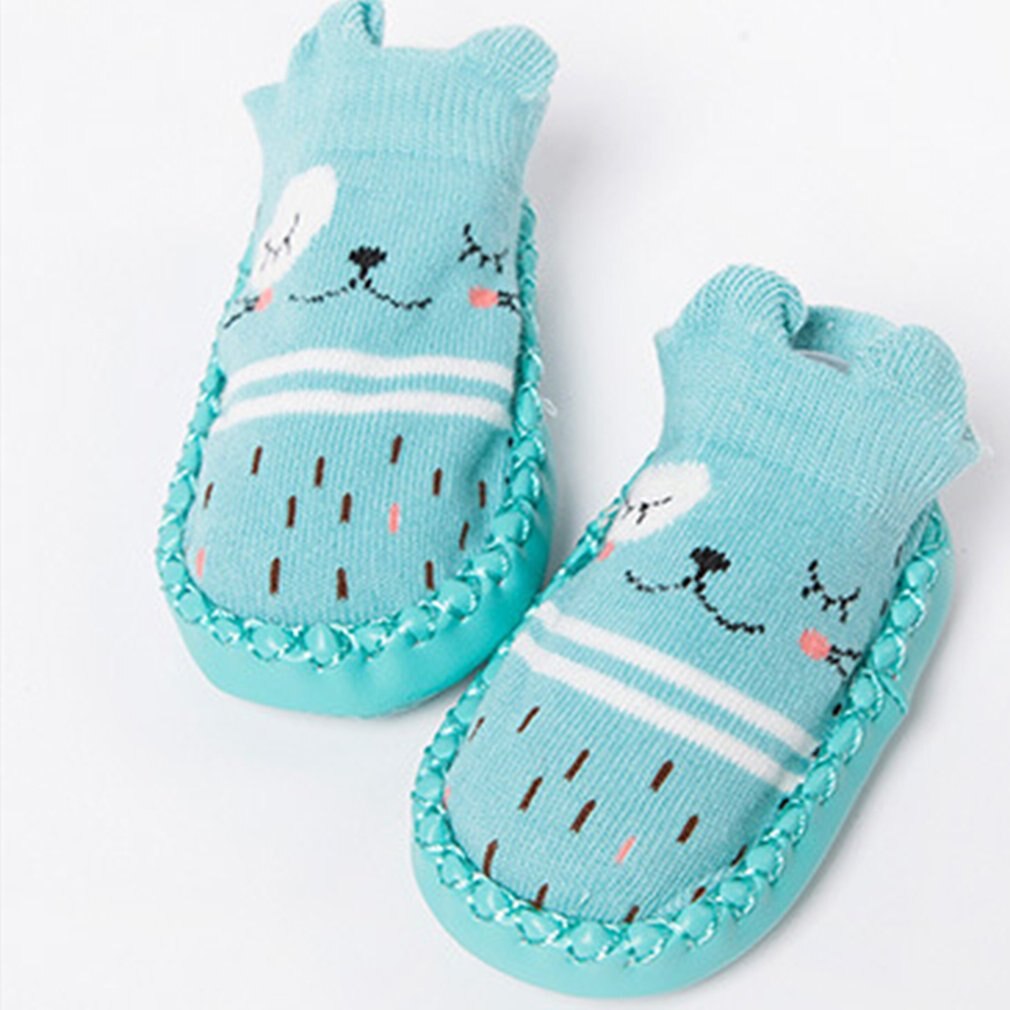 OUTAD Baby Socks Shoes With Rubber Soles Infant Sock Hotborn Autumn Winter Children Floor Socks Shoes Anti Slip Soft Sole Socks