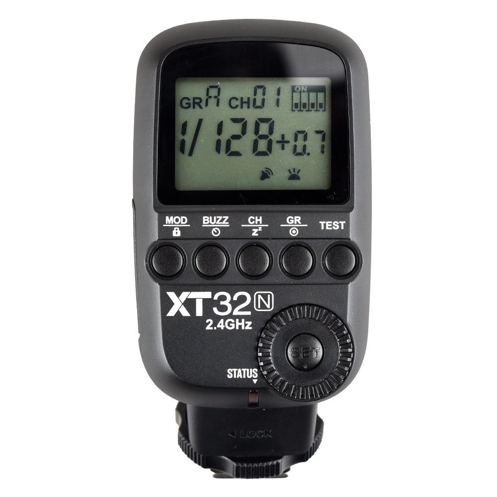 Godox XT32 XT32N 2.4G Wireless 1/8000s High-speed sync Flash Trigger for Godox X System Flash XTR-16 XTR-16S for Nikon DSLR