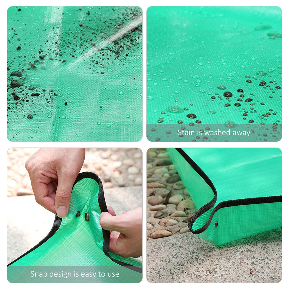 50-100cm Planting Mat Waterproof Anti Foldable Gardening Pad Dirty Soil Flower Land Mat Easily Carrying Part Eco-friendly Tool