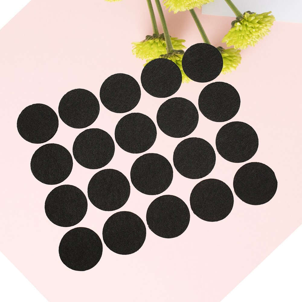 Set 522 Feltrini In Gommapiuma Autoadesivi 1 Cm – Rotondi, Antiscivolo, Bianchi E Neri, Per Mobili, Sedie E Scaffali