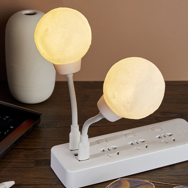 USB Moon LED Night Light Flexible Remote Control f... – Grandado