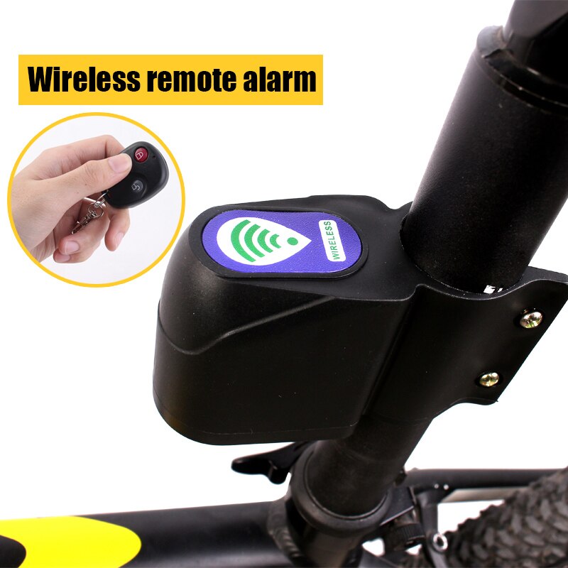 Anti-theft Bike Lock Cycling Security Lock Wireless Remote Control Vibration Alarm 110dB Bicycle Alarm bicycle lock NCM