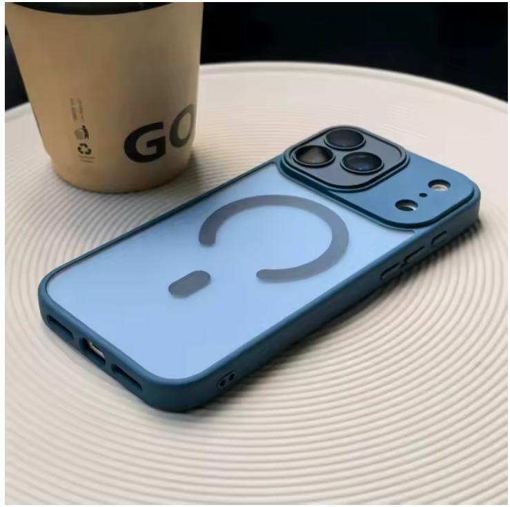 Original Matte Clear Lens Protect For Magsafe Phone Case For iPhone 17 17 Air 17Pro 17 Pro Max Magnetic Wireless Charge Cover
