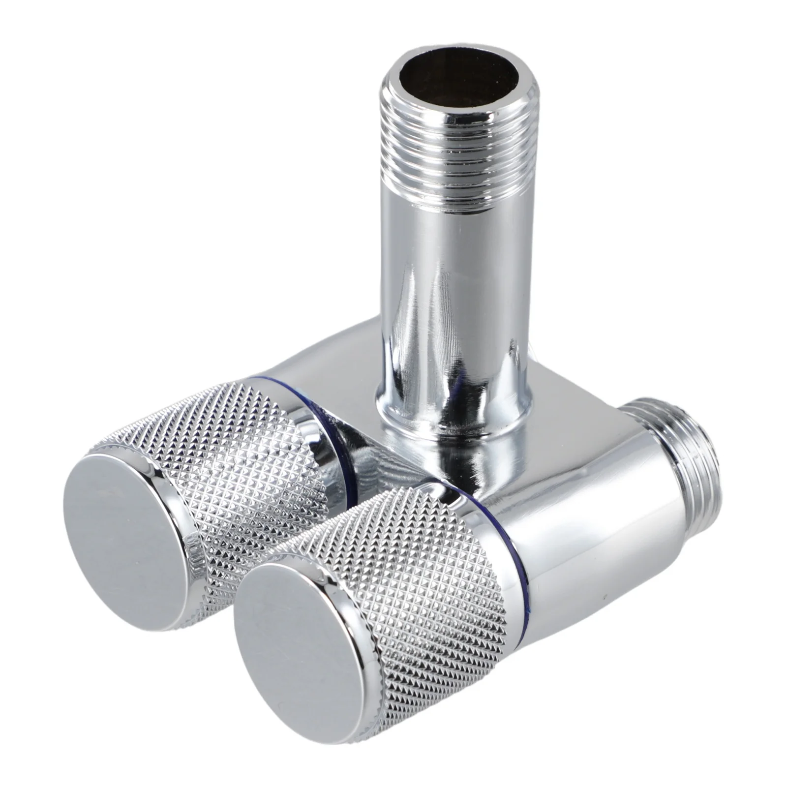 G1/2 1 in twee uitgangen dubbele bediening wasmachinekraan toilet driehoekige klep één inlaat en twee uitgangen dubbele bediening hoekklep