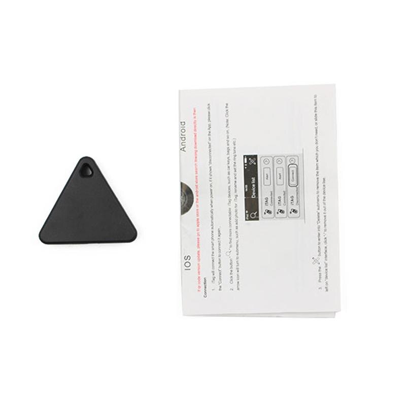 Husdjur barn plånbok nyckel gps locator alarm smart mini tag tracker (svart)