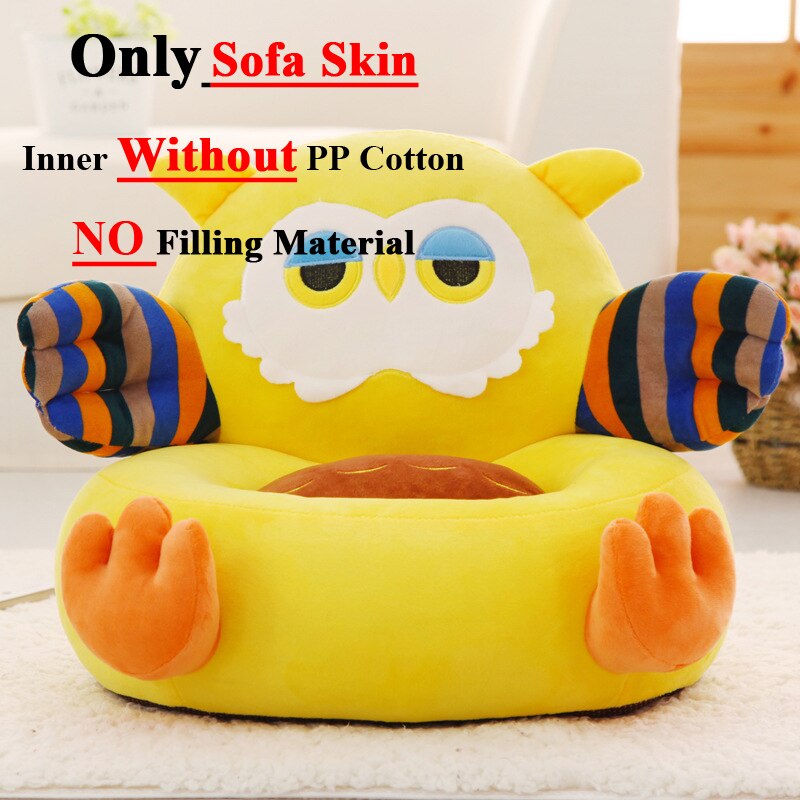 CYSINCOS Baby Kid Only Sofa Cover NO Filling Cartoon Seat Infant Chair Seat Puff Skin Children Seat Chair Cover For Sofa Folding: Sofa Cover-4